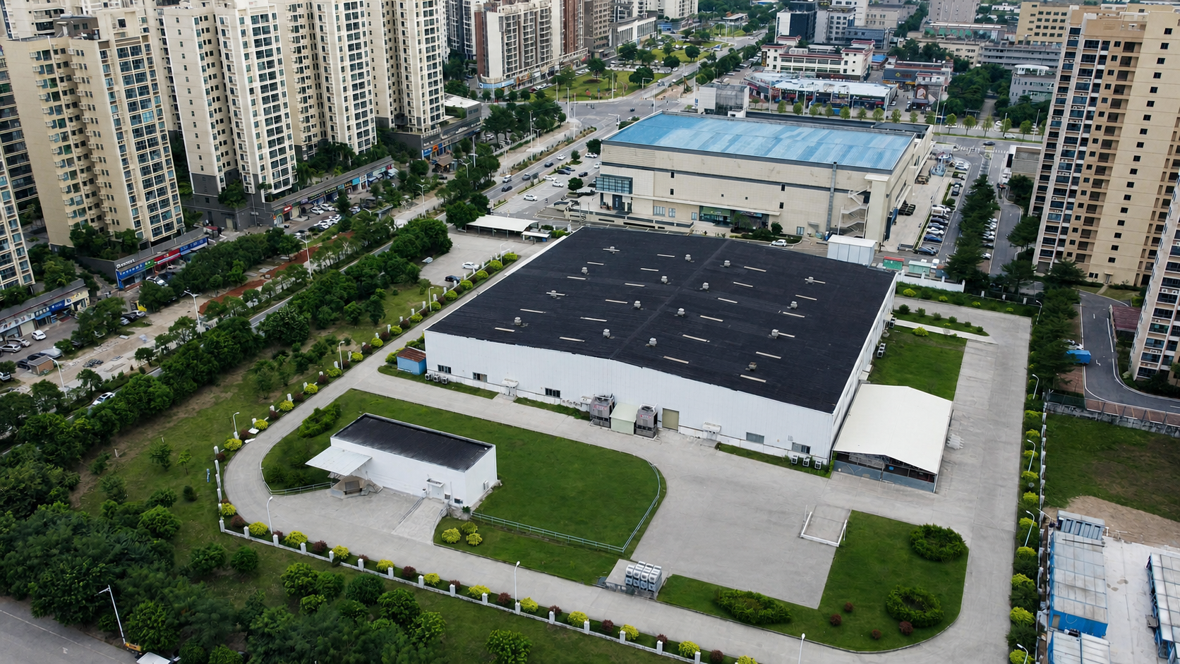Aerial view of the IDEAL manufacturing site in Zhuhai