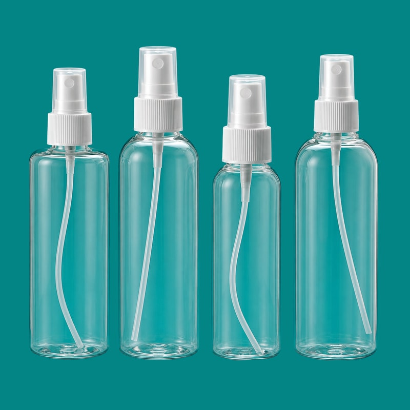 Clear PET Spray Bottles